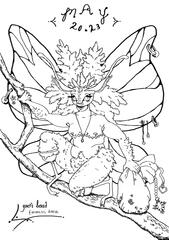 May Coloring Page